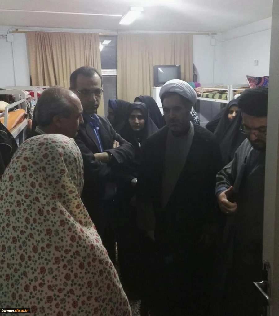 بازدید دکتر توان از سراهای دانشجویی پردیس شهید باهنر