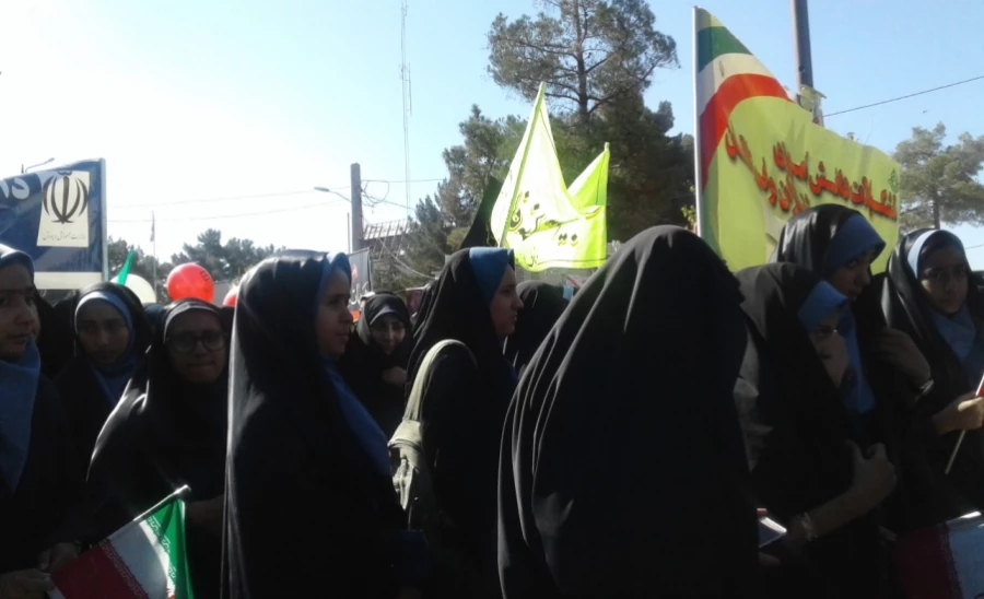 راهپیمایی یوم الله سیزده آبان ماه - خواهران