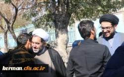 استقبال از دانشجویان شرکت کننده در پیاده روی اربعین