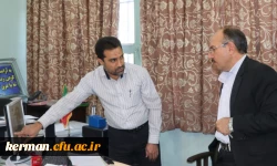 حضور علاءالدین کیا در واحد فرهنگی