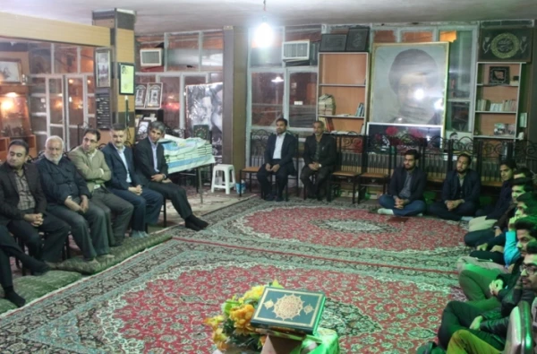 دیدار با خانواده شهید محمد کاظم کیانی