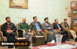 دیدار مسئولین و دانشجویان دانشگاه با خانواده شهید محسن برهانی