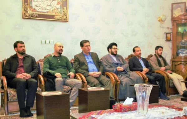 دیدار مسئولین و دانشجویان دانشگاه با خانواده شهید محسن برهانی