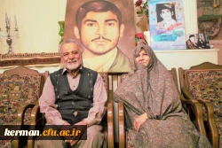 دیدار مسئولین و دانشجویان دانشگاه با خانواده شهید محسن برهانی