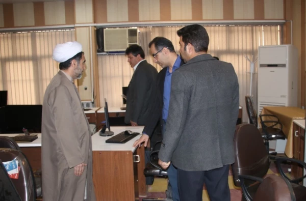 بازدید مدیریت امور پردیس های استان از آماده سازی سالن های کنفرانس، تکنولوژی و مهمانسرا جهت برگزاری مراسم کشوری هفته پژوهش – 14 آذرماه 96