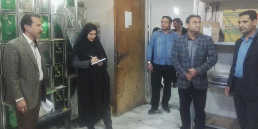 بازدید مشهدی رئیس اداره سراهای دانشجویی و همراهان از خوابگاه ها و سلف سرویس دانشگاه فرهنگیان استان کرمان