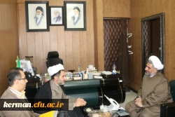دیدار دکتر توان ریاست دانشگاه فرهنگیان استان با حجت الاسلام محمودآبادی مدیر کل حوزه استاندار