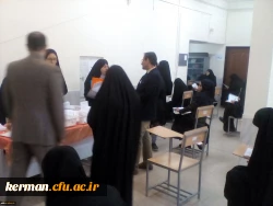بازدید دکتر توان و همراهان از برگزاری امتحانات  پردیس شهید باهنر