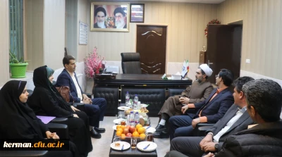 بازدید کیومرث احمدی، کارشناس مسئول نظارت و ارزیابی و سرکار خانم باستانی پور، رئیس اداره ارزیابی عملکرد کارکنان سازمان مرکزی از مدیریت امور پردیس های استان کرمان