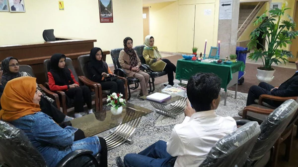 استقبال از میهمانان نوروزی و برپایی سفره هفت سین