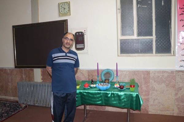 استقبال از میهمانان نوروزی و برپایی سفره هفت سین