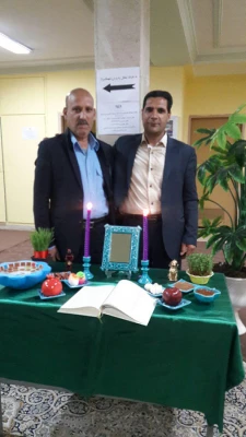 استقبال از میهمانان نوروزی و برپایی سفره هفت سین