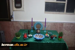 استقبال از میهمانان نوروزی و برپایی سفره هفت سین