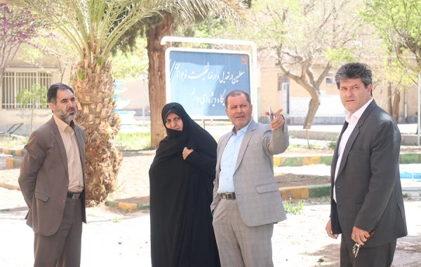 بازدید دکتر صفرزاده از پایگاه های اسکان نوروزی دانشگاه