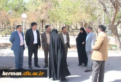 بازدید دکتر صفرزاده از پایگاه های اسکان نوروزی دانشگاه