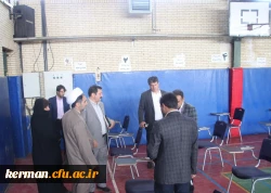 بازدید دکتر خاکی از دانشگاه فرهنگیان استان کرمان