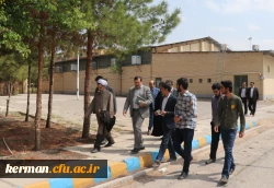 بازدید دکتر خاکی از دانشگاه فرهنگیان استان کرمان