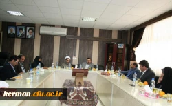 بازدید دکتر خاکی از دانشگاه فرهنگیان استان کرمان