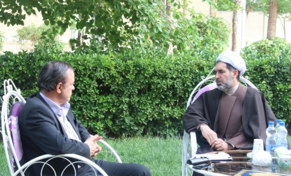 دیدار دکتر توان با مهندس رزم حسینی