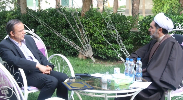 دیدار دکتر توان با مهندس رزم حسینی