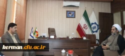 دیدار دکتر توان و مهندس عالم زاده شهردار کرمان