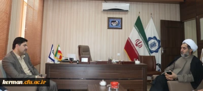 دیدار دکتر توان ریاست دانشگاه فرهنگیان استان و مهندس عالم زاده شهردار کرمان