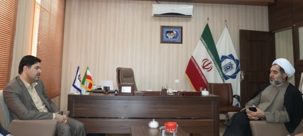 دیدار دکتر توان و مهندس عالم زاده شهردار کرمان