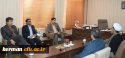 دیدار دکتر توان و مهندس عالم زاده شهردار کرمان