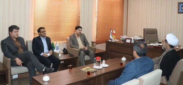 دیدار دکتر توان و مهندس عالم زاده شهردار کرمان