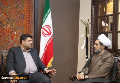 در نشست مشترک رئیس دانشگاه فرهنگیان استان و مدیر کل میراث فرهنگی، صنایع دستی و گردشگری کرمان، طرفین بر انعقاد تفاهم نامه فی مابین در خصوص استفاده از ظرفیت های متقابل تأکید نمودند.