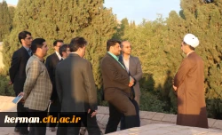بازدید مدیر کل میراث فرهنگی، صنایع دستی و گردشگری استان از دانشگاه