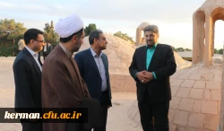 بازدید مدیر کل میراث فرهنگی، صنایع دستی و گردشگری استان از دانشگاه