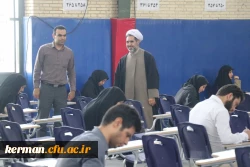 بازدید دکتر توان از محل برگزاری امتحانات دانشجویان ماده 28