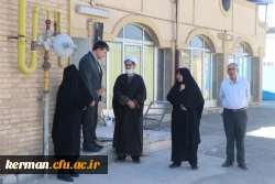 بازدید دکتر توان از روند بازسازی در تأسیسات و سالن اجتماعات پردیس شهید باهنر