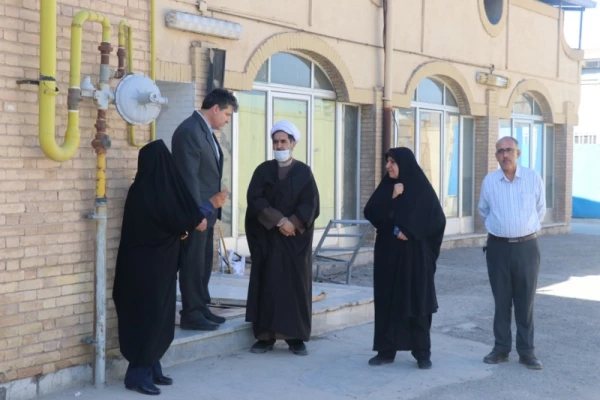بازدید دکتر توان از روند بازسازی در تأسیسات و سالن اجتماعات پردیس شهید باهنر