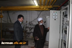 بازدید دکتر توان از روند بازسازی در تأسیسات و سالن اجتماعات پردیس شهید باهنر
