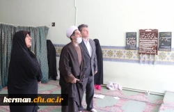 بازدید دکتر توان از روند بازسازی در تأسیسات و سالن اجتماعات پردیس شهید باهنر