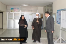 بازدید دکتر توان از روند بازسازی در تأسیسات و سالن اجتماعات پردیس شهید باهنر
