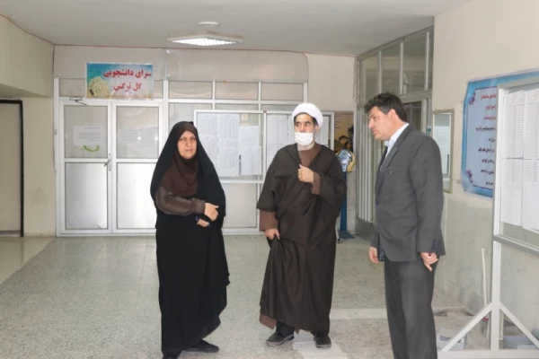 بازدید دکتر توان از روند بازسازی در تأسیسات و سالن اجتماعات پردیس شهید باهنر