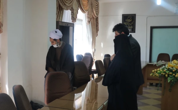 بازدید دکتر توان از روند بازسازی در تأسیسات و سالن اجتماعات پردیس شهید باهنر