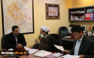 پیگیری مصوبات هیأت امناء استانی دانشگاه در دیدار دکتر توان با معاونت عمرانی استانداری کرمان