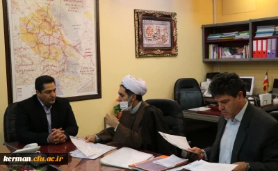 پیگیری مصوبات هیأت امناء استانی دانشگاه در دیدار دکتر توان با معاونت عمرانی استانداری کرمان