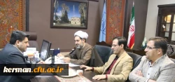نشستی مشترک با حضور رئیس دانشگاه فرهنگیان استان و مدیر کل میراث فرهنگی، صنایع دستی و گردشگری کرمان
