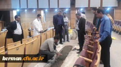 بازدید دکتر توان از پروژه های عمرانی در دست اقدام پردیس های دانشگاه