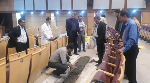 بازدید دکتر توان از پروژه های عمرانی در دست اقدام پردیس های دانشگاه