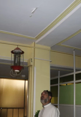 ترک خوردگی ساختمان های پردیس خواجه نصیرالدین طوسی در اثر زلزله