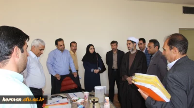 بازدید دکتر توان ریاست دانشگاه فرهنگیان استان کرمان از مصاحبه آزمون استخدام پیمانی آموزش و پرورش – مردادماه 97
