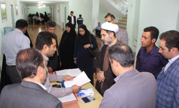 بازدید دکتر توان از مصاحبه آزمون استخدام پیمانی آموزش و پرورش