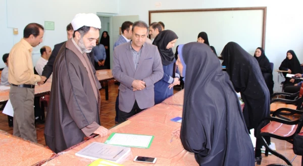 بازدید دکتر توان از مصاحبه آزمون استخدام پیمانی آموزش و پرورش