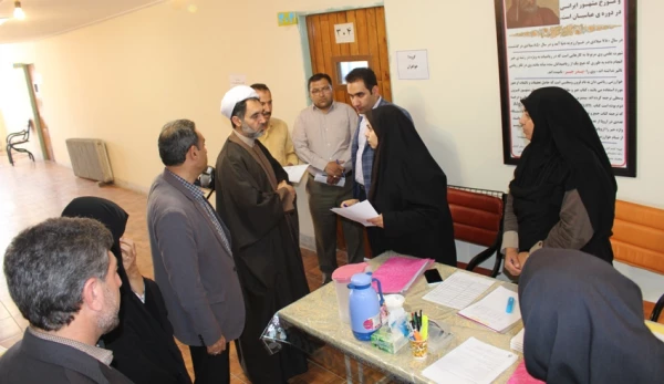 بازدید دکتر توان از مصاحبه آزمون استخدام پیمانی آموزش و پرورش